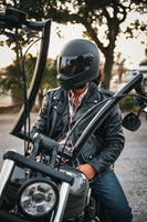 Brando - Men's Motorcycle Biker Leather Jacket 10.ZO
