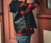 Toddlers Motorcycle Biker Leather Vest – Little Riders 1016.SL