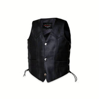 Boys Premium Leather Vest – Classic Style 1018.SL