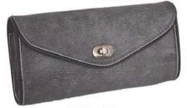 Grey Leather Windshield Bag 2800.GN
