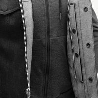 Essex Women's Motorcycle Denim Vest with Removable Sweatshirt FIL517SDH