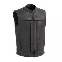 Rampage - Men's Motorcycle Leather Vest FIM649CP