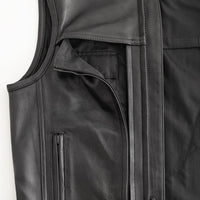 Rampage - Men's Motorcycle Leather Vest FIM649CP