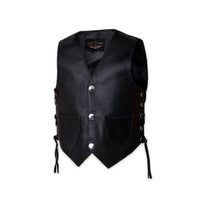 Toddlers Motorcycle Biker Leather Vest – Little Riders 1016.SL