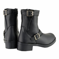 Milwaukee Leather MBK9290 Boys Black Classic Engineer Style Biker Boots