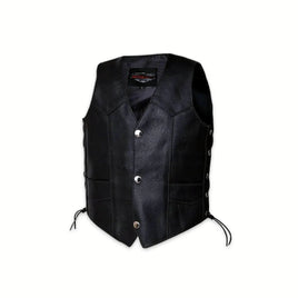 Boys Premium Leather Vest – Classic Style 1018.SL