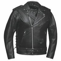 Ozzy - Men's Motorcycle Leather Jacket 12.00