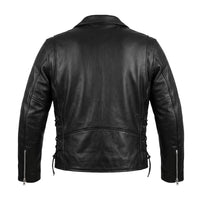 Ozzy - Men's Motorcycle Leather Jacket 12.00