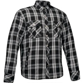 Shield - Men's Black & White Armored Flannel TW136.00