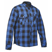 Guardian - Men's Black & Blue Armored Flannel TW136.03