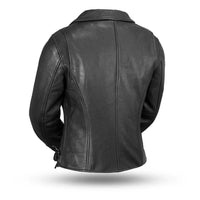 Monte Carlo - Women's Leather Motorcycle Jacket FIL160NOCZ