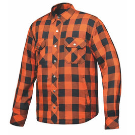 Valiant - Men's Black & Orange Armored Flannel TW136.16