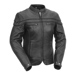Maiden - Women's Motorcycle Leather Jacket FIL162NTCZ