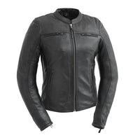 Supastar - Women's Motorcycle Leather Jacket FIL190CDMZ