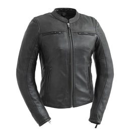 Supastar - Women's Motorcycle Leather Jacket FIL190CDMZ