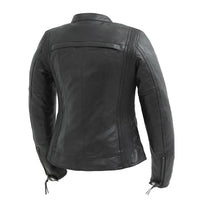 Supastar - Women's Motorcycle Leather Jacket FIL190CDMZ