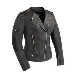 Tantrum - Women's Motorcycle Leather Jacket FIL196SDMZ