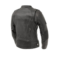 Tantrum - Women's Motorcycle Leather Jacket FIL196SDMZ