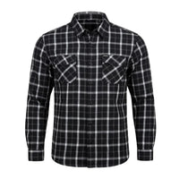 Iron Oak - Men's Long Sleeve Motorcycle Flannel Shirt TW201