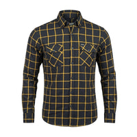 Axis Plaid - Men's Long Sleeve Motorcycle Flannel Shirt TW203.00