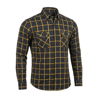 Axis Plaid - Men's Long Sleeve Motorcycle Flannel Shirt TW203.00