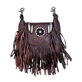 2114.BR - Ladies Clip on Bag (Brown)