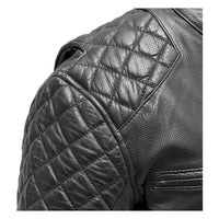 Grand Prix - Men's Leather Motorcycle Jacket FIM224CDMZ