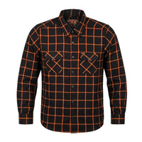 Check weave - Men's Long Sleeve Motorcycle Flannel Shirt TW226
