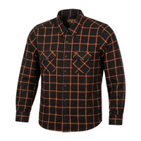 Check weave - Men's Long Sleeve Motorcycle Flannel Shirt TW226