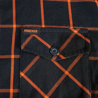 Check weave - Men's Long Sleeve Motorcycle Flannel Shirt TW226