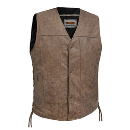 Arizona - Men's Premium Leather Vest 2611ANT