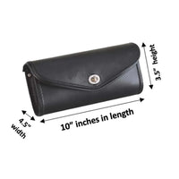 Black Leather Windshield Bag 2800.00