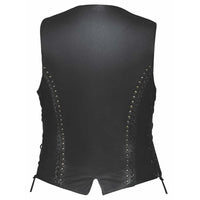 Cowgirl - Ladies Studded Leather Vest 0382.00