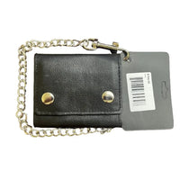 Small Black Trifold Biker Chain Wallet 5764.00
