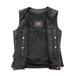 Lolita - Women's Motorcycle Leather Vest FIL586CDM