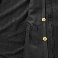 Deadwood Men's Motorcycle Western Style Leather Vest FIM644CPM