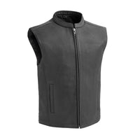 Club House Men's Leather Motorcycle Vest FIM656CSL