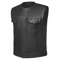 Lowcut - Men's Short Leather Club Vest 6654.SH