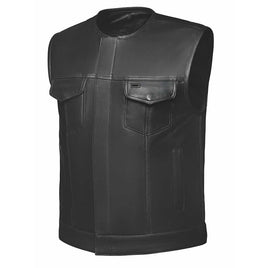 Lowcut - Men's Short Leather Club Vest 6654.SH