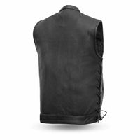 Sniper Men's Motorcycle Leather Vest FIM685CSL