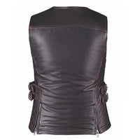 Betty- Ladies Premium Leather Vest 6893.17