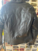 Ladies Leather Motorcycle Jacket