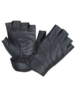 8101.00 - Men's Fingerless Leather Gloves
