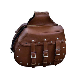 18" x 12" x 7 - Leather Saddle Bags 9351.ZP