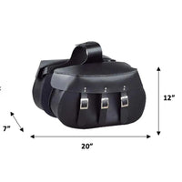 20" x 12" x 7 - Leather Saddle Bag 9575.00