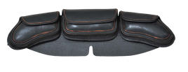 Distress Brown 3 pouch motorcycle windshield bag