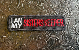 I AM MY SISTERS KEEP PATCH (RED)