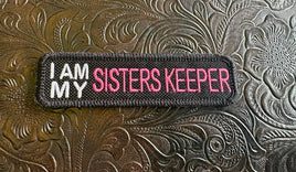 I AM MY SISTERS KEEP PATCH (PINK)