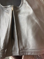 Men's Leather Vest with front zipper closure (NO OUTSIDE POCKETS) 6719.00