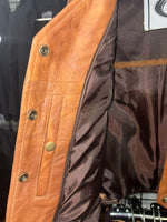 Leah - Ladies Brown Leather Vest 6897.ANT